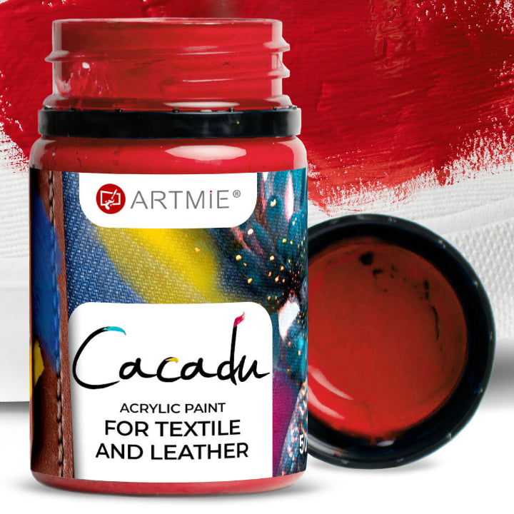 Boje za tekstil i kožu ARTMIE CACADU 50 ml – 10 crvena