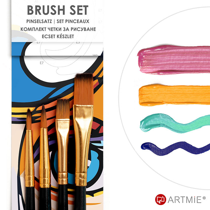 Set sintetičkih kistova ARTMIE — 4 kom.