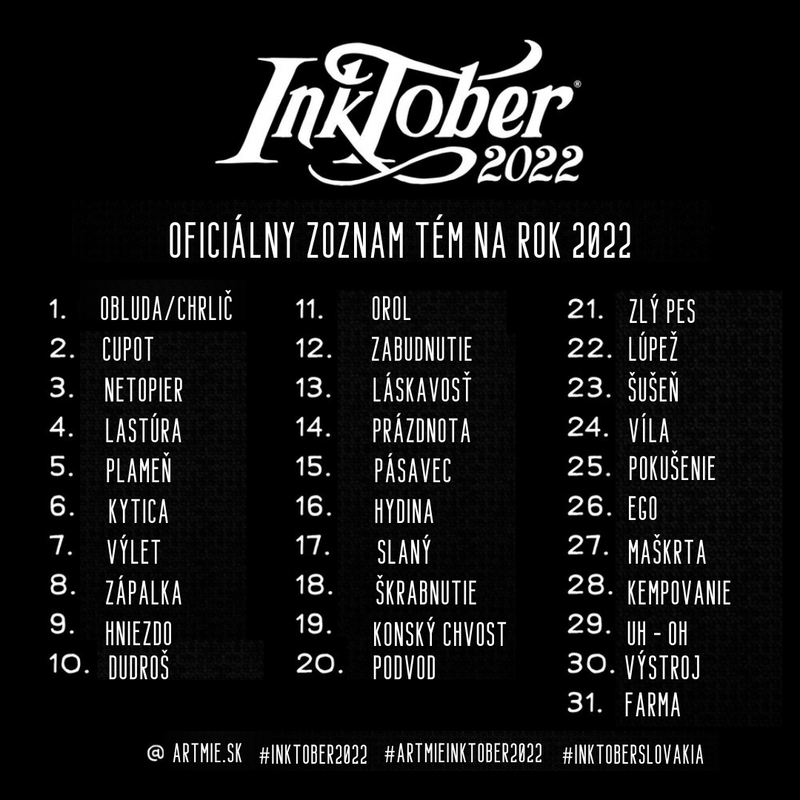 Uključi se u Inktober uz ARTMIE