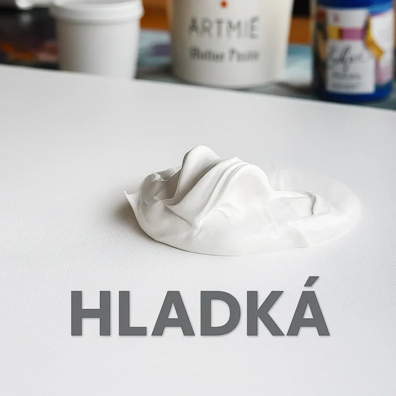 Miješanje krakel paste sa akrilnom bojom: šta se desi kada se zlato susretne sa bijelom?