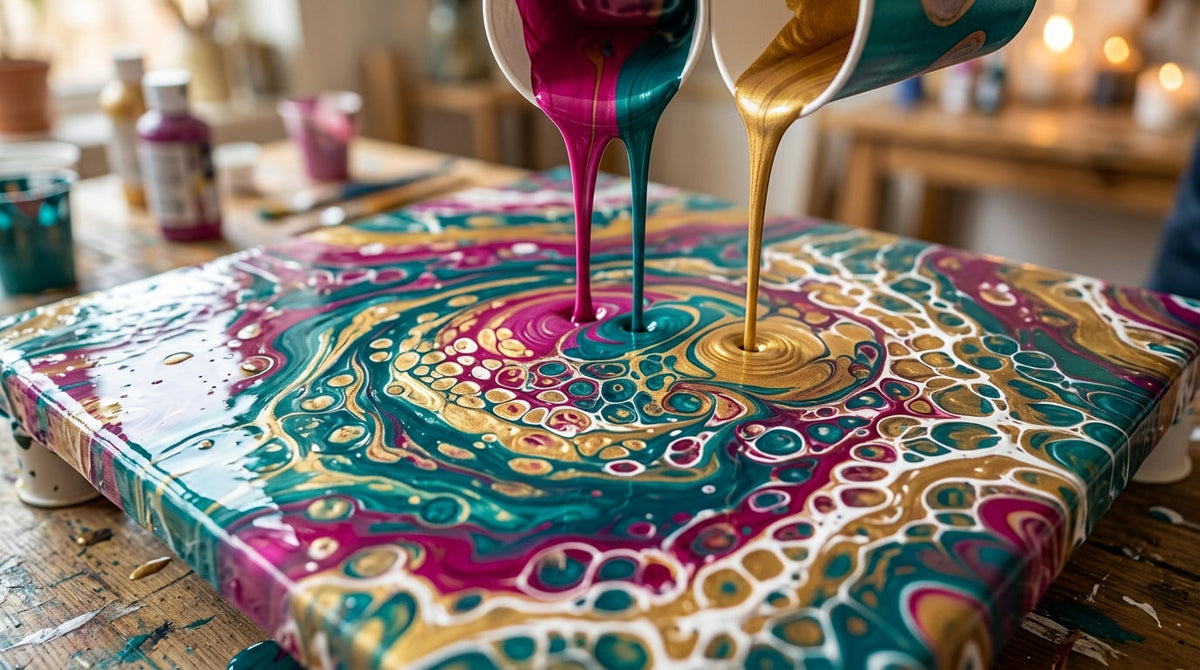 Pouring tehnika tajne - vodič za lijevanje boja