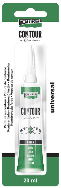 Boja za konture PENTART - 20 ml – green