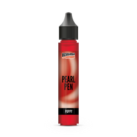 Olovka sa tečnim biserima Pentart - PEARL PEN – poppy