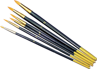 Set kistova za konturu - 6-djelni – pointed, 6 pcs/pack, sizes 2,4,6,8,10,12