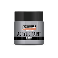 Sjajna akrilna boja Pentart 50 ml – siva
