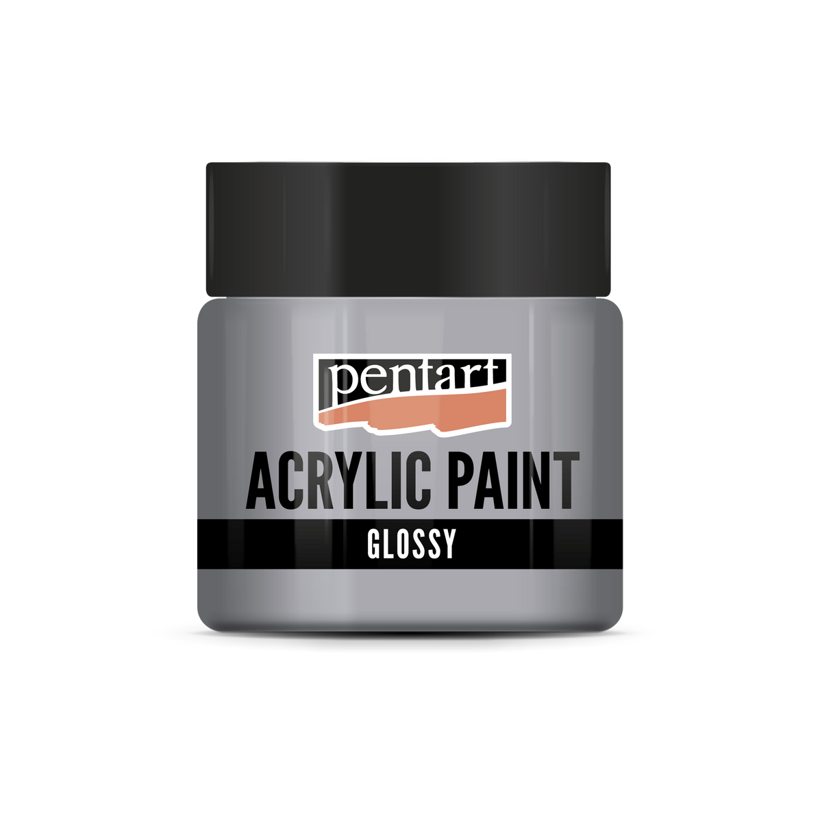 Sjajna akrilna boja Pentart 50 ml – siva