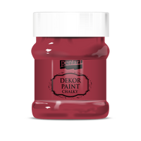 Dekorativna boja kreda Chalki Pentart 230 ml - razne nijanse – cardinal-red