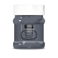 Dekorativna boja kreda Chalki Pentart 230 ml - razne nijanse – graghite-gray
