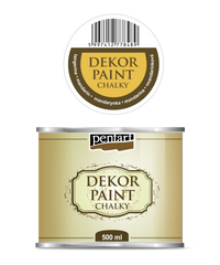 Dekorativna boja kreda Chalki Pentart 500 ml - razne nijanse – tangerine