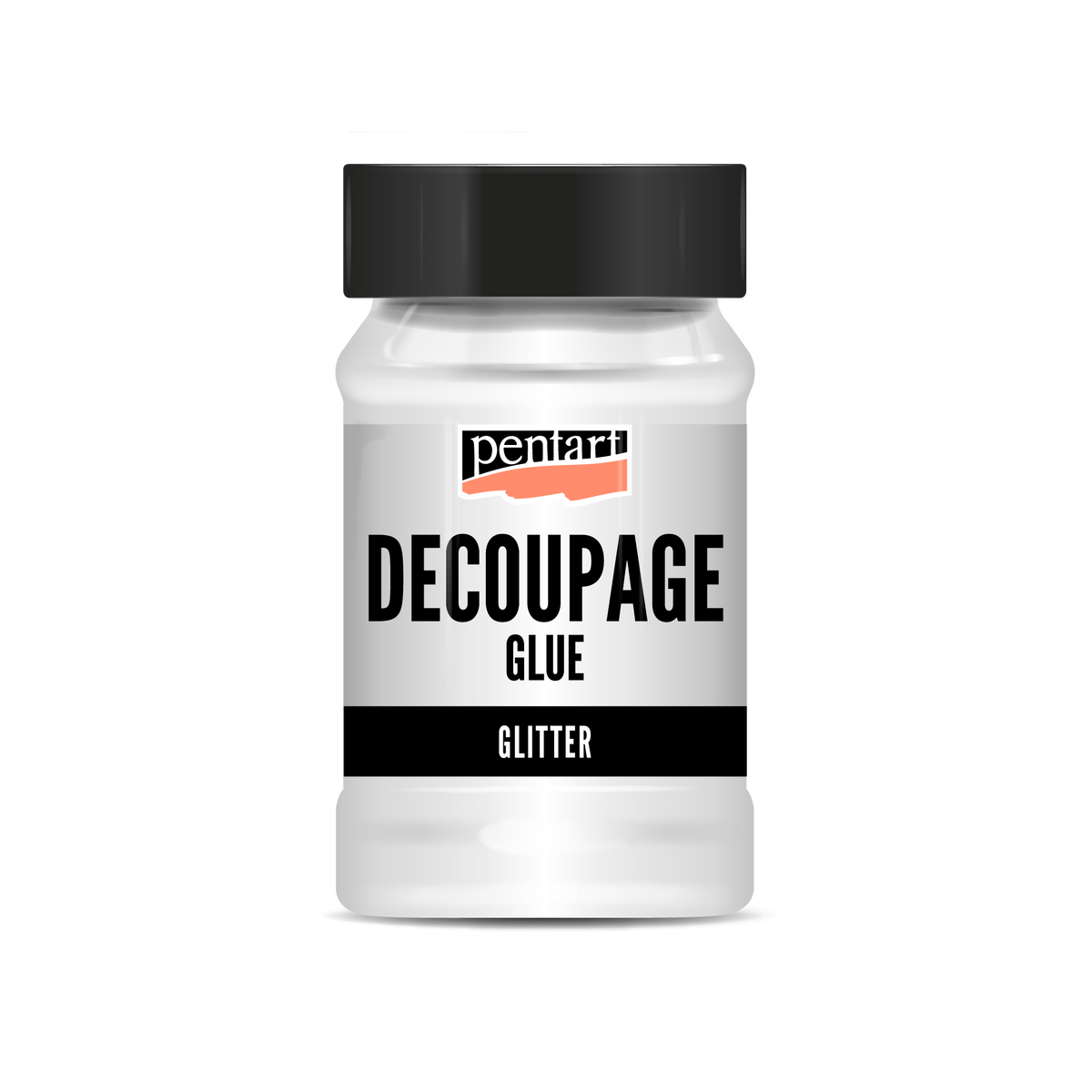 Decoupage ljepilo i lak sa šljokicama Pentart - 100 ml