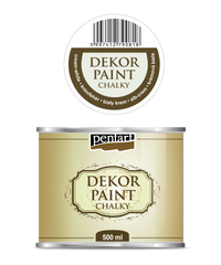 Dekorativna boja kreda Chalki Pentart 500 ml - razne nijanse – cream
