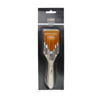 Set kistova za konturu - 6-djelni – with soft bristles, 4 pcs, flat, size 2, 4, 6, 8