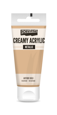 creamy acrylic metallic 60 ml – antičko zlato