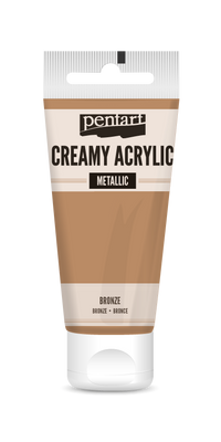 creamy acrylic metallic 60 ml – bronzana
