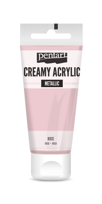 creamy acrylic metallic 60 ml – ružičasta