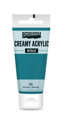 creamy acrylic metallic 60 ml – tamnotirkizna