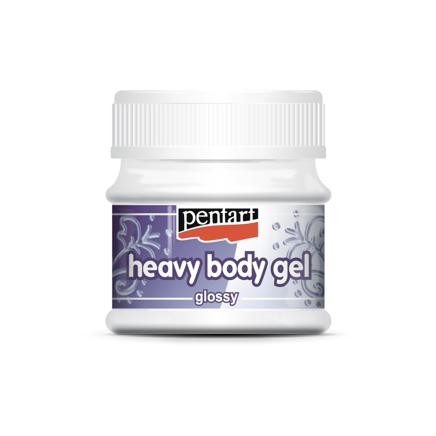 Glossy gel medij Pentart heavy body – 50 ml