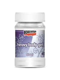 Glossy gel medij Pentart heavy body – 100 ml