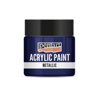 Akrilna boja metalik - 50 ml – cobalt blue