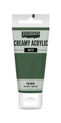 Kremasta mat akrilna boja Pentart 60 ml - izaberite nijansu – pine green