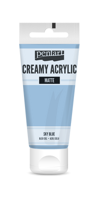 Kremasta mat akrilna boja Pentart 60 ml - izaberite nijansu – sky blue