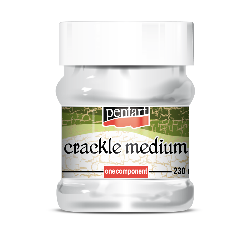 Lak sa Crackle efektom Pentart - viš volumena – 230 ml