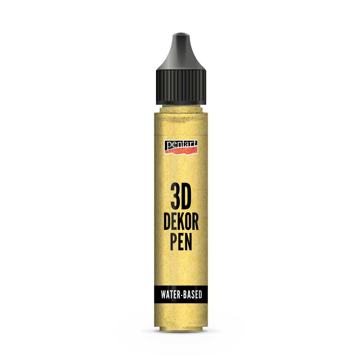 Gliter 3D olovka Pentart 3D Decor Pen - zlatna, 30 ml
