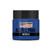 Akrilna boja metalik - 50 ml – blue