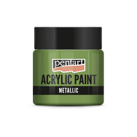 Akrilna boja metalik - 50 ml – green