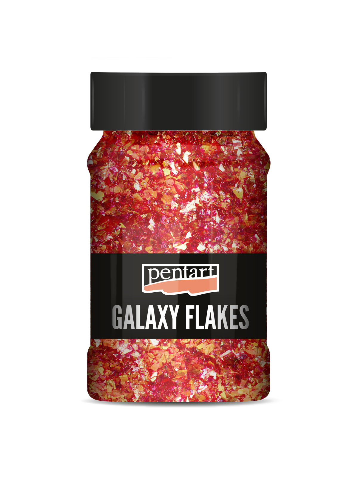Dekorativne ljuspice Pentart Galaxy Flakes Ida red-gold min. 15 g