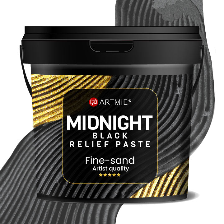 3D crna pasta za reljef ARTMIE Midnight — slika 1