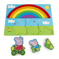 3D drvena dugina slagalica PEPPA PIG — slika 2