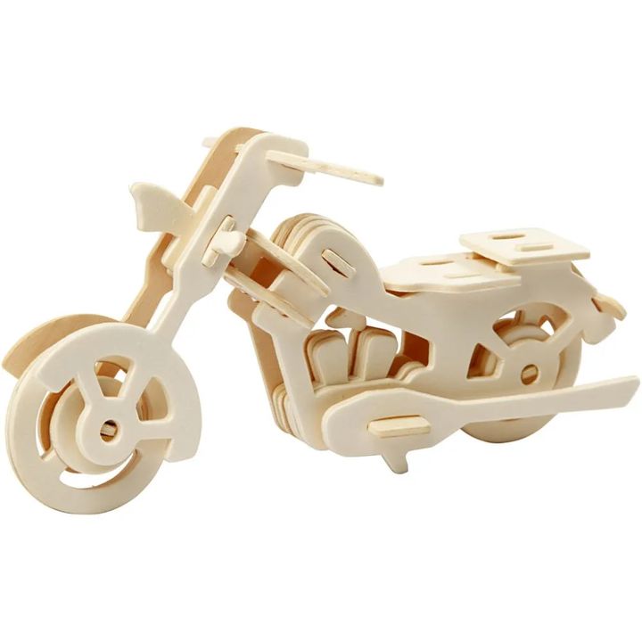3D drveni model motocikla — slika 1