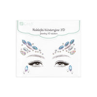 3D naljepnice sa kamenčićima za lice