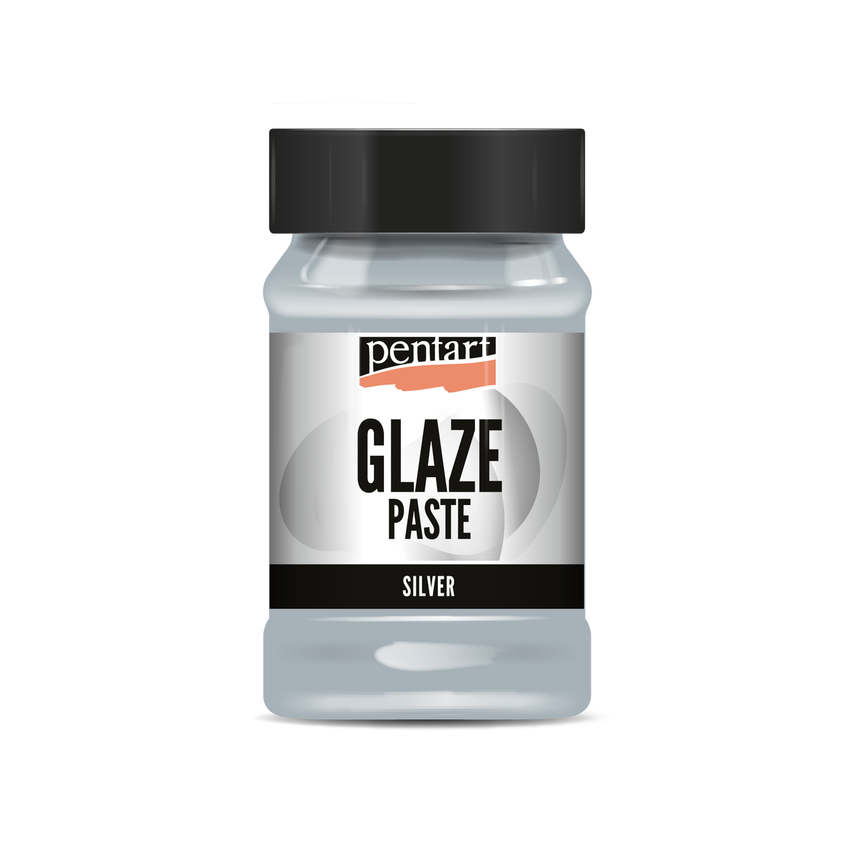 Glazurna pasta Pentart Junior Paints 100 ml – srebrna