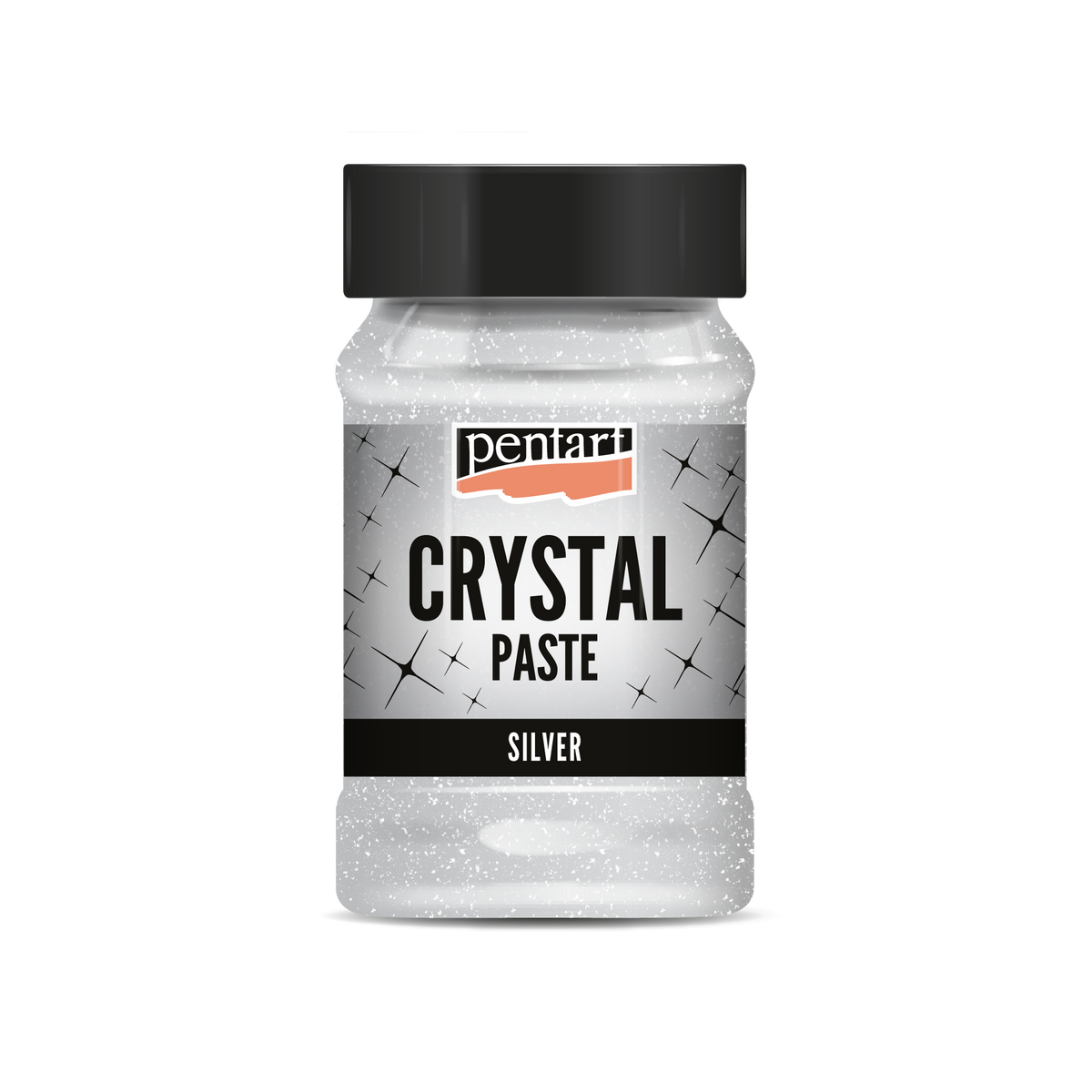 Kristalna pasta Pentart 100 ml – srebrna