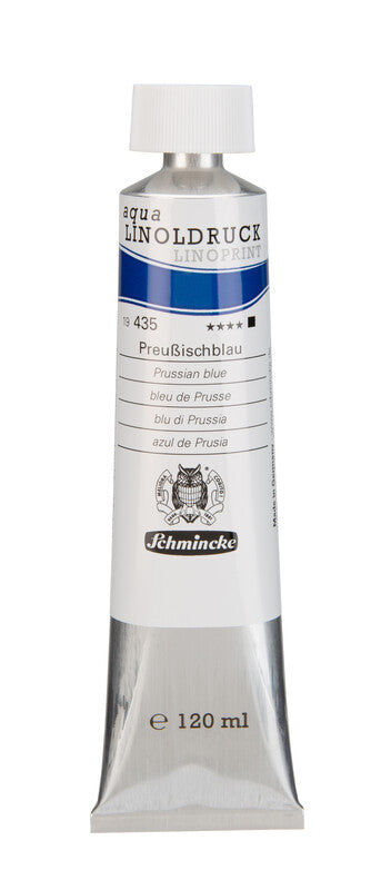 Boje za linorez Schmincke aqua-LINOPRINT 120 ml – 435 Parisko plava
