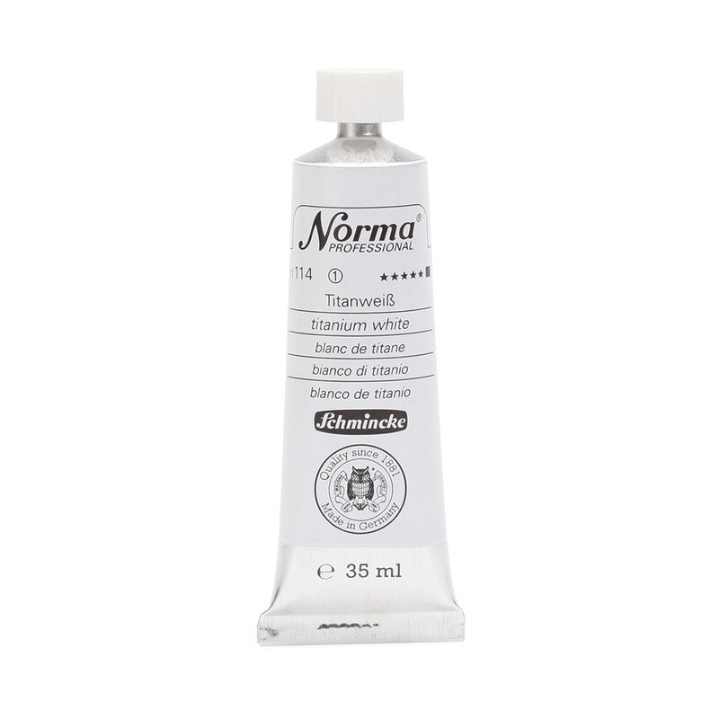 Uljane boje Schmincke Norma Professional 35 ml – 114 Titanijum bijela