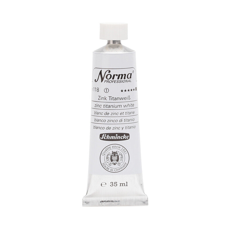 Uljane boje Schmincke Norma Professional 35 ml – 118 Cink titanijum bijela