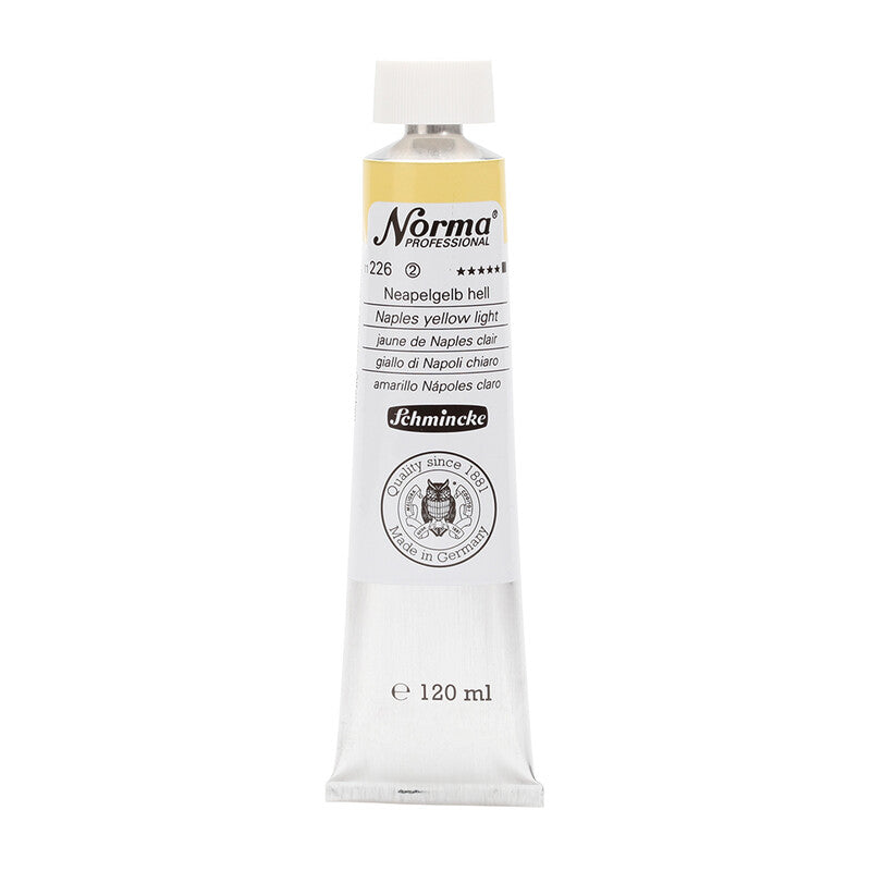 Uljane boje Schmincke Norma Professional 120 ml – 226 Napuljska žuta svijetla
