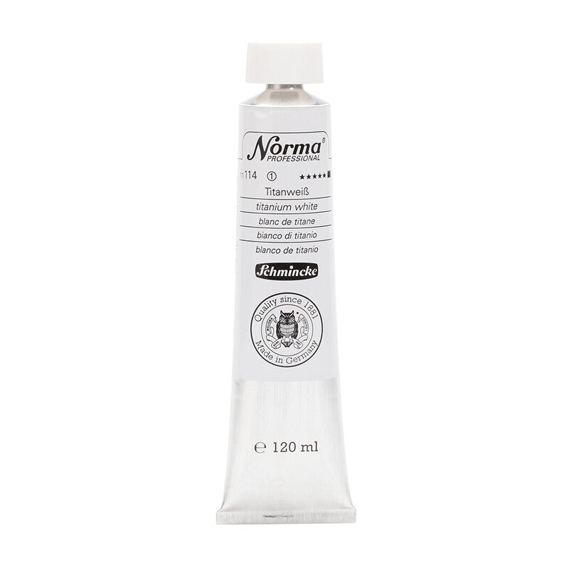 Uljane boje Schmincke Norma Professional 120 ml – 114 Titanijum bijela
