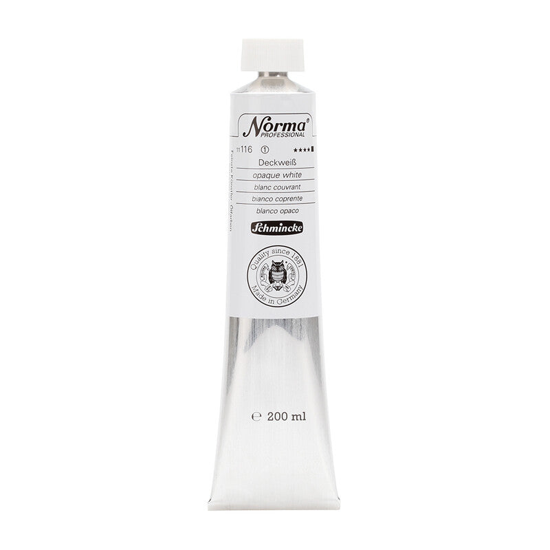 Uljana boja Schmincke Norma Professional 200 ml – 116 Pokrivna bijela