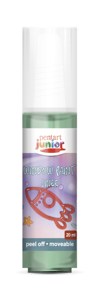 Boja za staklo Pentart Junior 20 ml – svijetlozelena