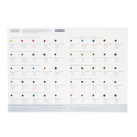 Tačkasti tester Schmincke HORADAM Aquarell Dot Card Super Granulation - 50 boja