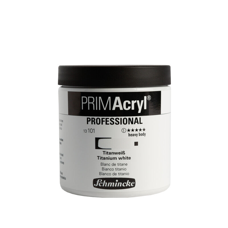 Akrilne boje Schmincke PRIMAcryl Professional 237 ml – 101 Titanijum bijela