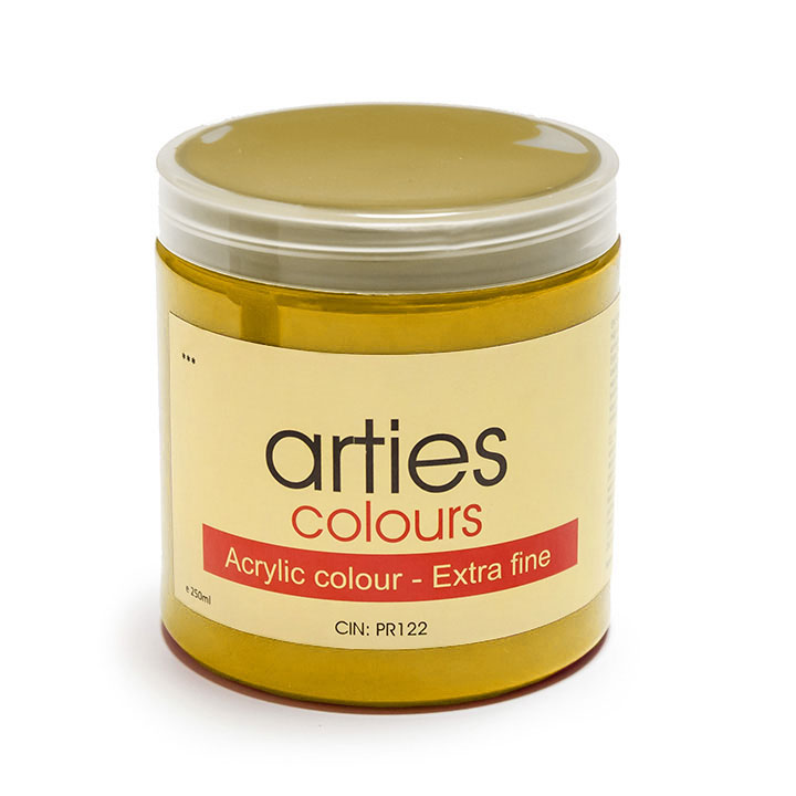 Akrilna boja Arties Colours 250 ml / 45 nijansi – Žuta Ochre svijetla