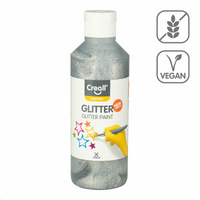 Svjetlucava boja Creall Glitter 250 ml - srebrna