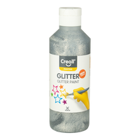 Svjetlucava boja Creall Glitter 250 ml - srebrna