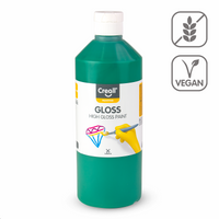 Sjajna polivinilna boja Creall Gloss 500 ml – zelena