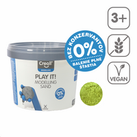 Pijesak za modeliranje Creall Play it! 750 g u posudici – žuta